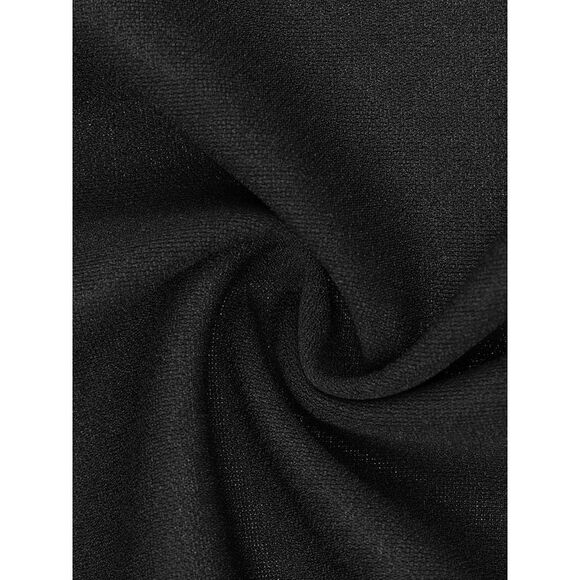 Lace Bolero Shrug Dress Wedding Open Front Panel Lace Cardigan Black - Picture 5 of 6